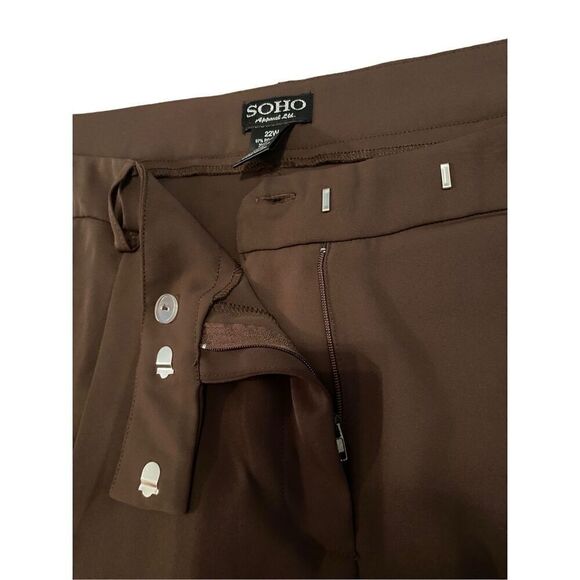Nwt Soho Apparel Ltd Pleated Dress Pants 22W Formal Career Occupational - Picture 3 of 14